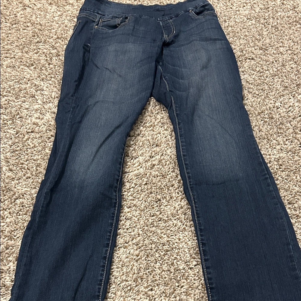 Jag Jeans Dark Blue Straight Leg Women's Jeans